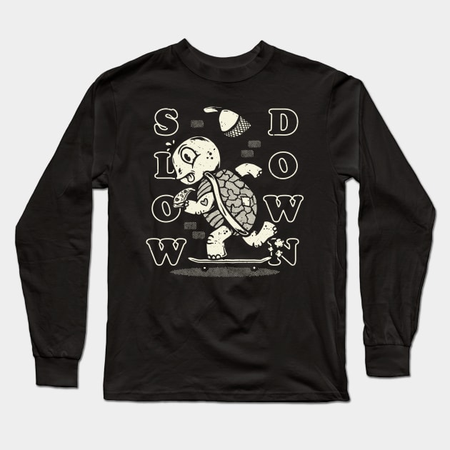 Slow Down Long Sleeve T-Shirt by gut42